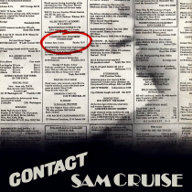 Contact Sam Cruise